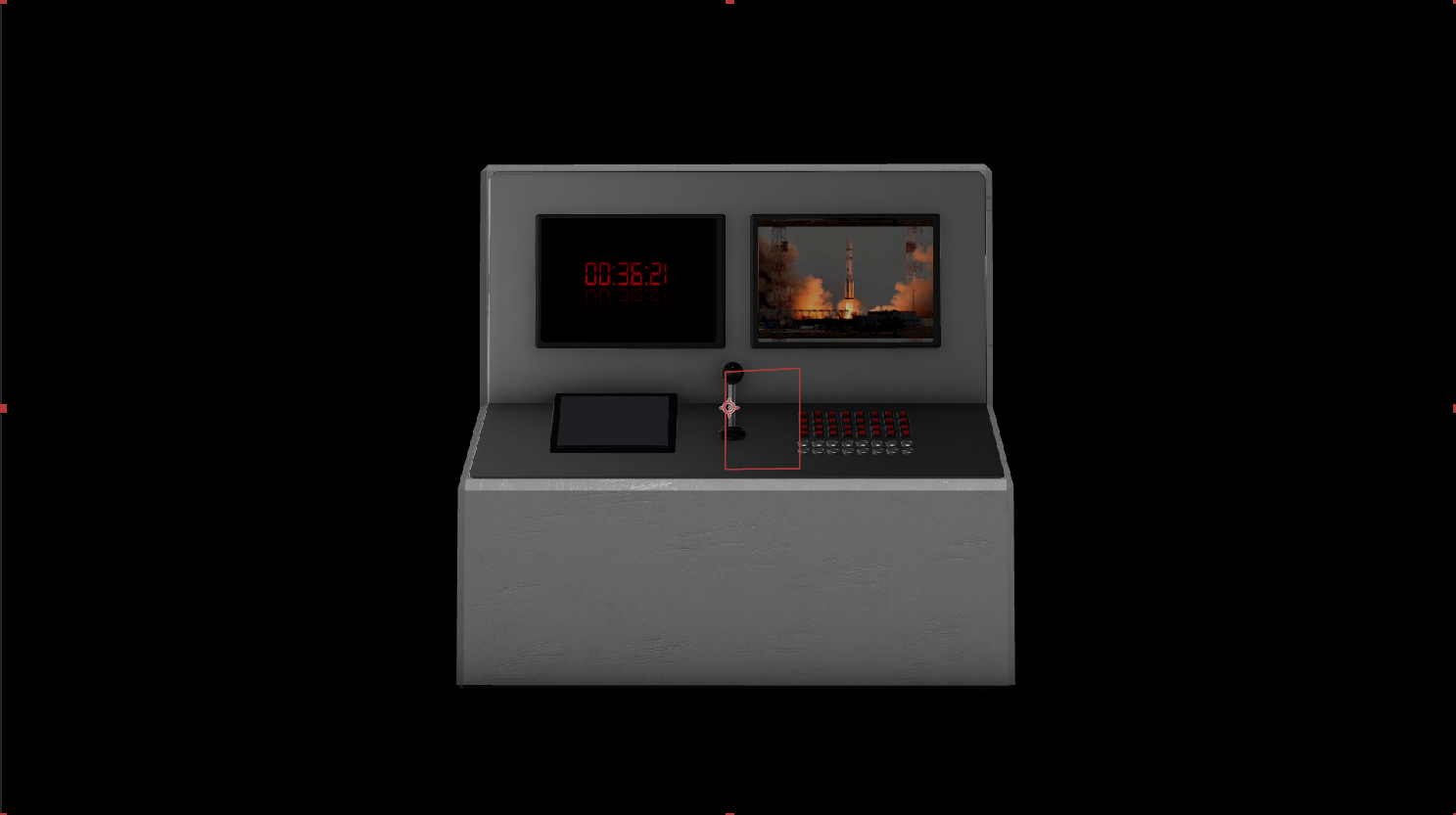3D concept van Rocket mobiele escape experience